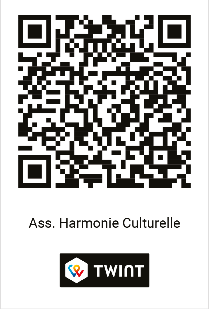 QR TWINT – Association Harmonie Culturelle